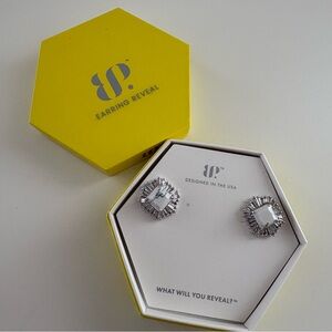 Bomb Party They Spoke in Rainlight Earrings ER85395 Howlite Magnesite Rhodium